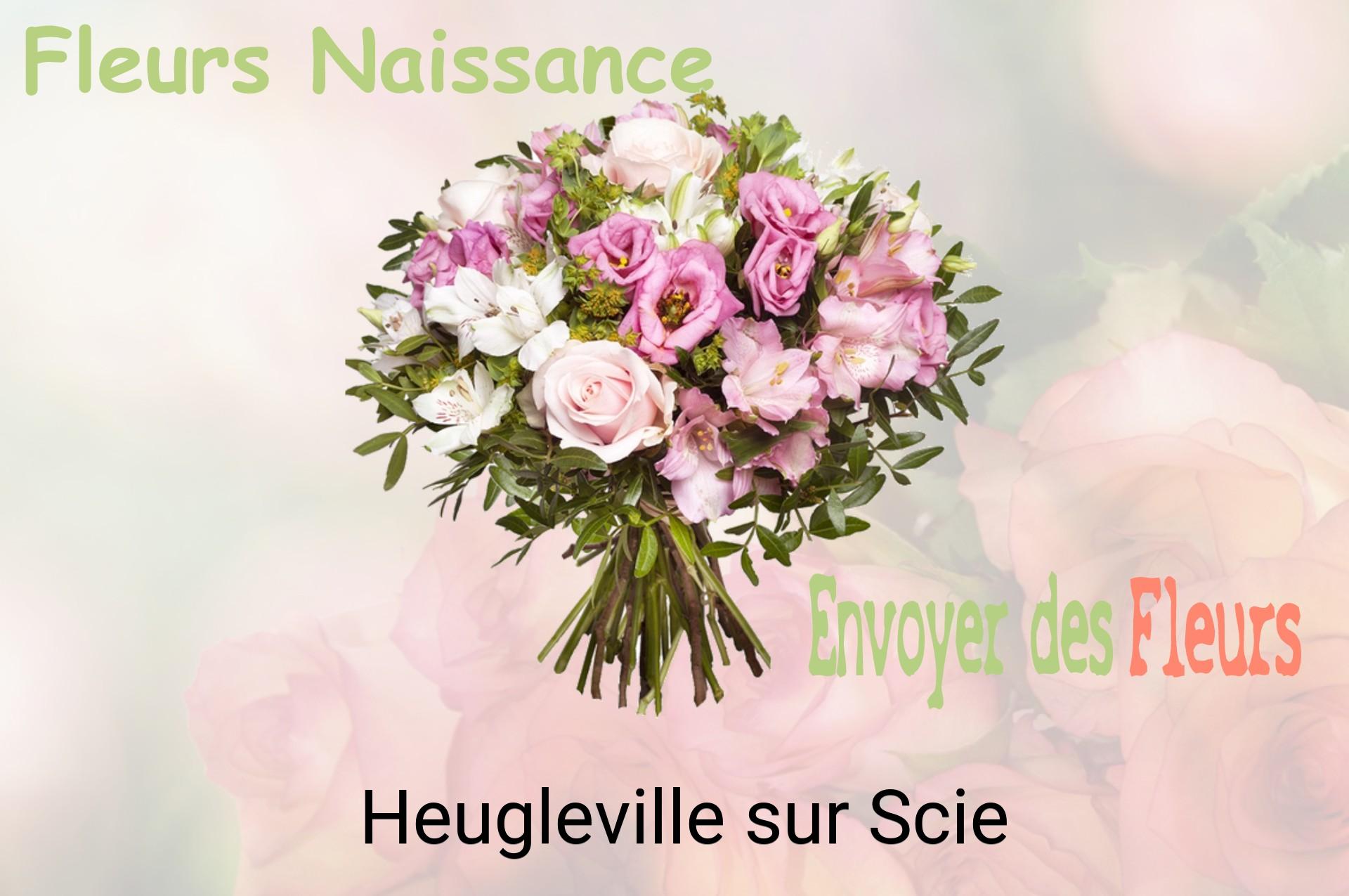 Bouquet de fleurs de naissance livré à Heugleville-sur-Scie