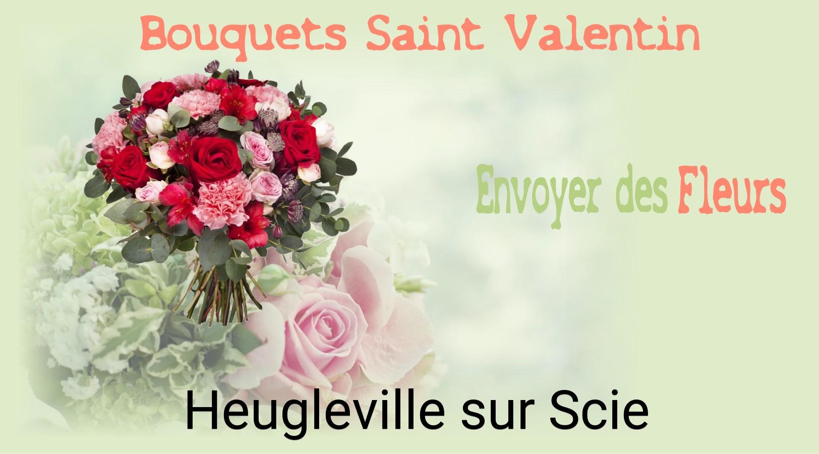 Roses de Saint-Valentin livrées à Heugleville-sur-Scie